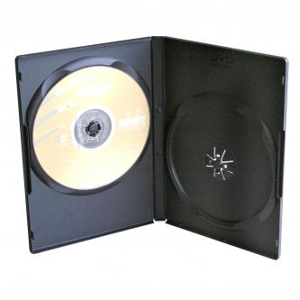 Box na 2 ks DVD, černý, slim, 9mm, 100-pack, cena za 1 ks