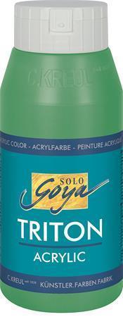 Akrylová barva "TRITON SOLO GOYA", permanentní zelená, 750 ml, KREUL