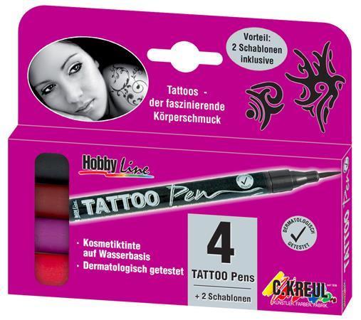 Sada Tetovací fix "Tattoo Pen Set" 4 ks, KREUL
