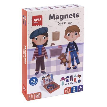Magnetická hra "Kids", 40 ks, oblečení, APLI 17557
