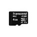 Transcend 4GB microSDHC410M UHS-I U1 (Class 10) A1 V10 MLC průmyslová paměťová karta (bez adaptéru), 100MB/s R, 22MB/s W