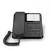 Gigaset-DESK400-BLACK Šňůrový telefon na stůl a stěnu pro snadné telefonování - černá