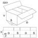 Klopová krabice, velikost 2, FEVCO 0201, 230x150x170 mm
